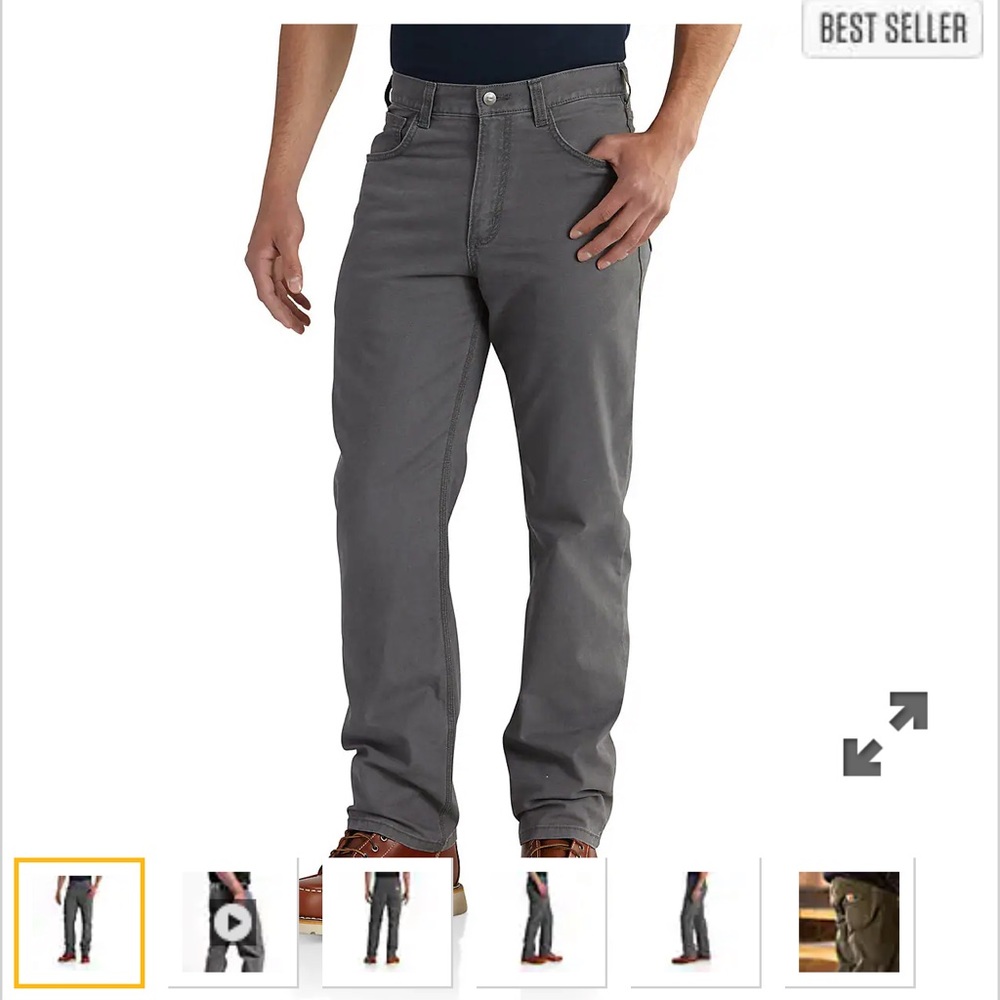 Carhartt MEN'S 5-POCKET PANT - RELAXED FIT - RUGGED FLEX® - CANVAS